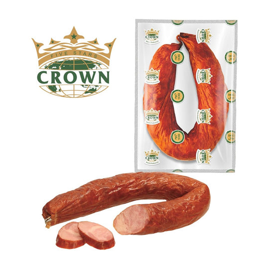 Crown Saucisson de poulet fumé Marva halal 350 g