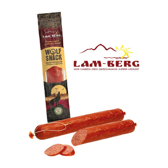 Lam-Berg Salami de bœuf halal à l'ail fumé 450 g