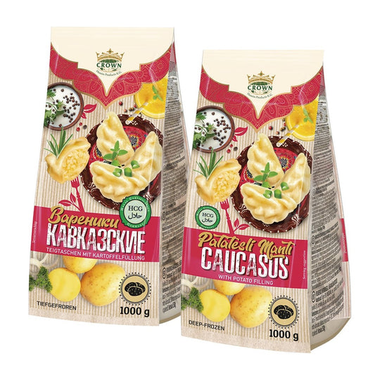 Crown Vareniki halal aux pommes de terre 1 kg