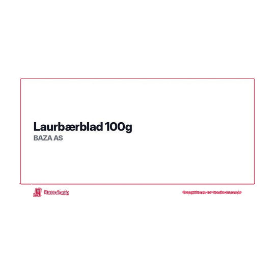 Feuilles de laurier 100 g