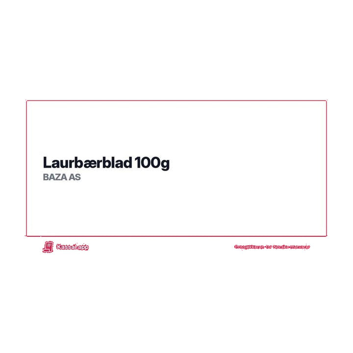 Feuilles de laurier 100 g