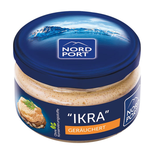 Tartinade d'œufs de capelan et de hareng fumés 165 g