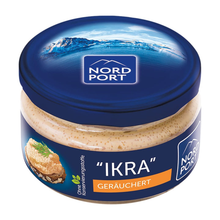 Tartinade d'œufs de capelan et de hareng fumés 165 g