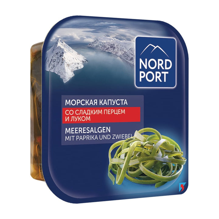 Nord Port Algues marinées au poivron et à l'oignon 200 g