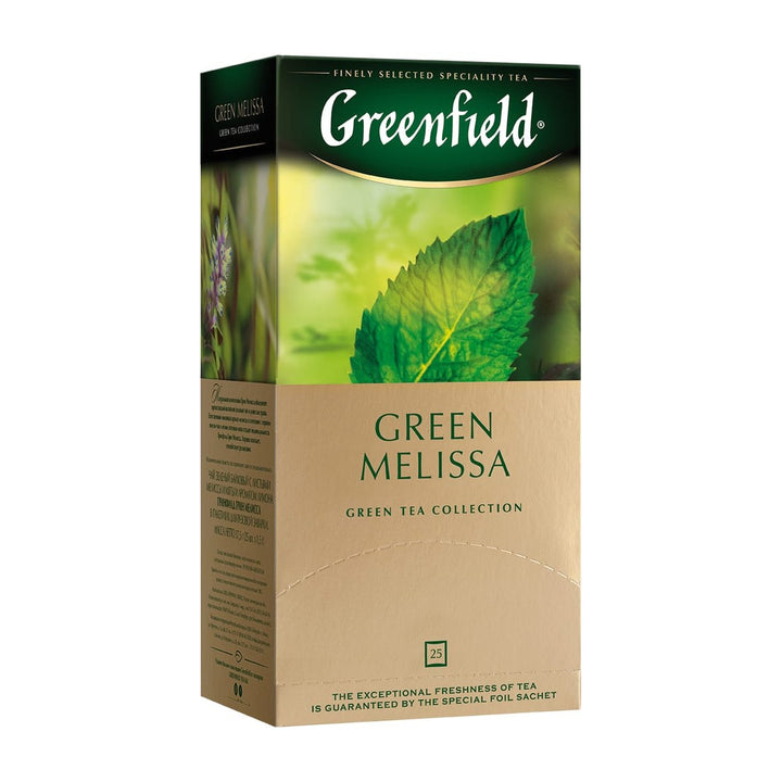 Greenfield Thé vert Green Melissa 25 sachets