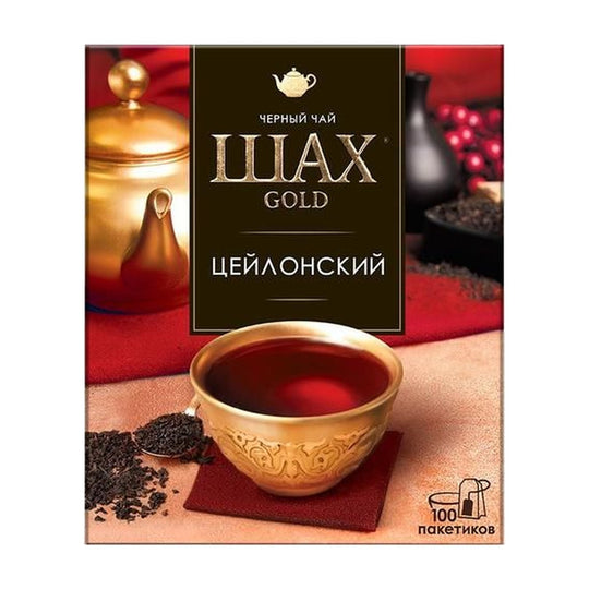 Shah Thé noir de Ceylan Gold 100 × 2 g