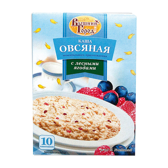 Vishnij Gorod Porridge d'avoine aux fruits rouges 370 g