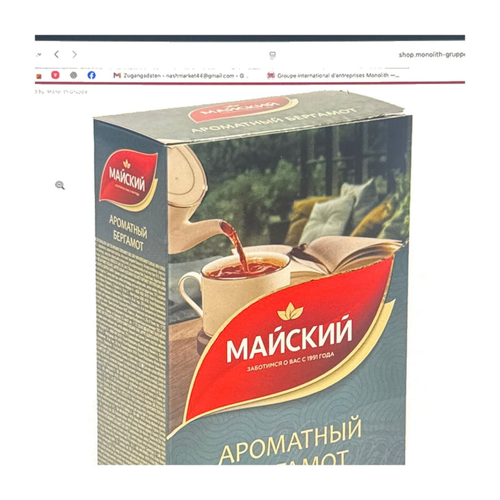 Majskij Thé noir à la bergamote 100 g