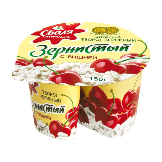 Svalya Dessert au fromage frais à la cerise 150 g