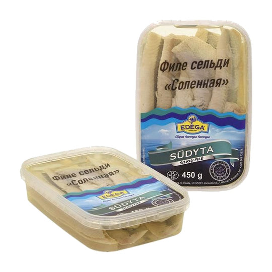Edega Filets de hareng salés à l'huile 450 g