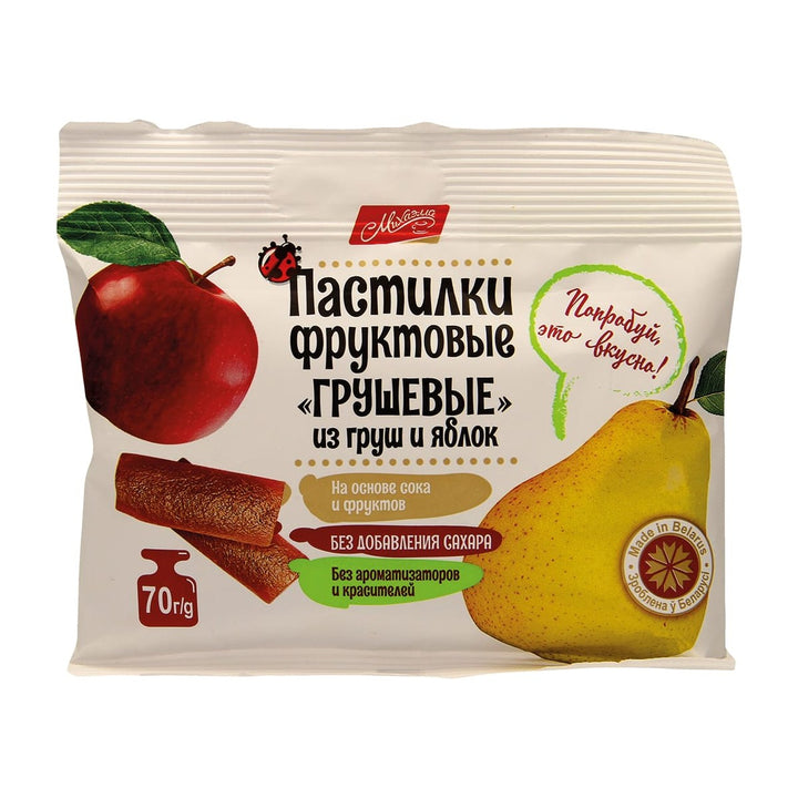 Mihaella Pâte de fruits poire et pomme 70 g