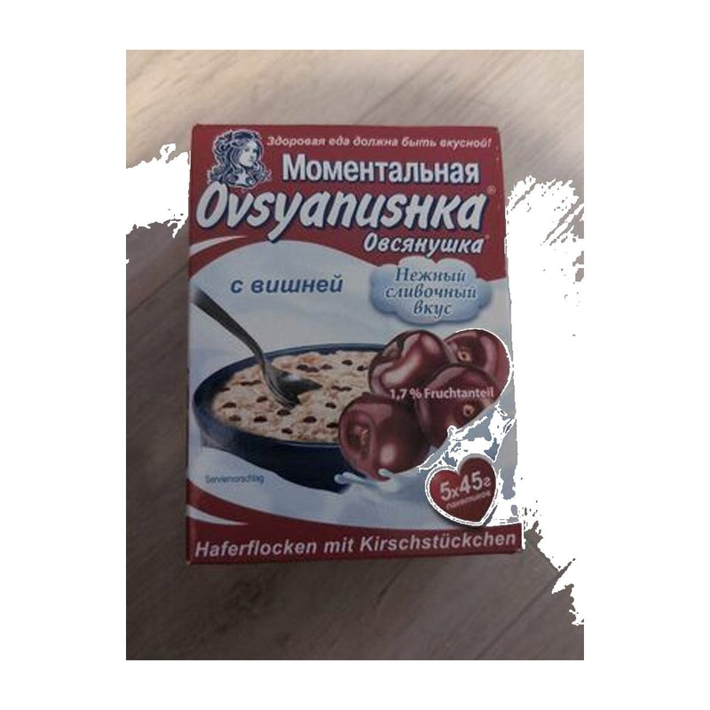Ovsyanushka Flocons d'avoine à la cerise 225 g