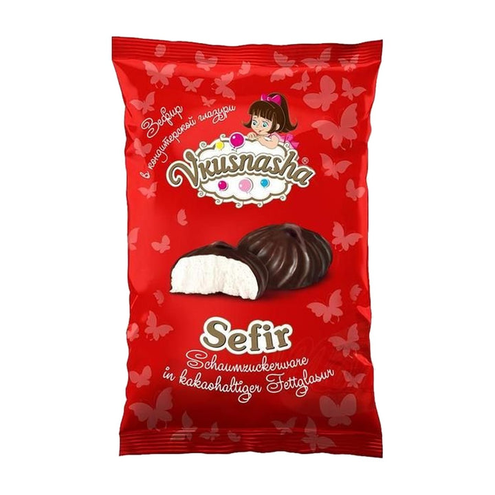 Guimauves zefir enrobées de cacao 210 g