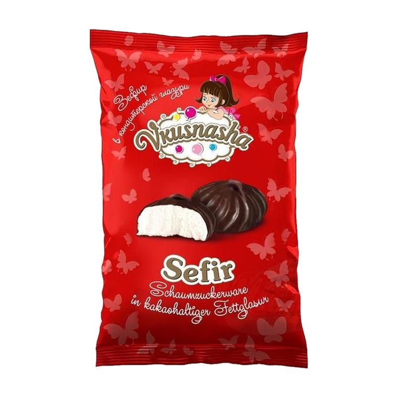 Guimauves zefir enrobées de cacao 210 g