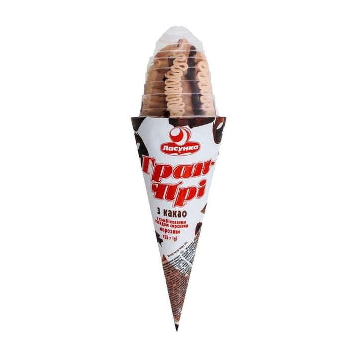 Lasunka Glace chocolat sauce cacao en cornet 290 ml