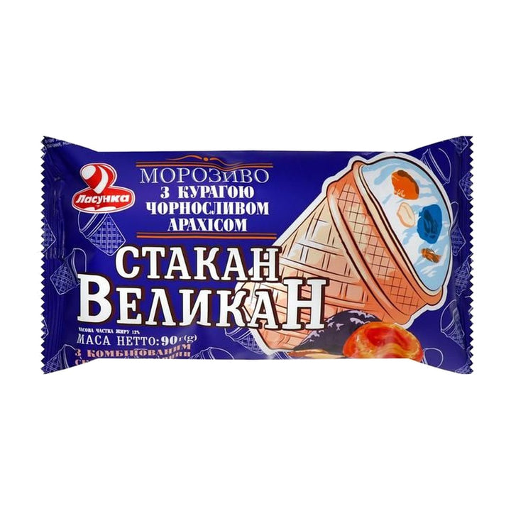 Lasunka Glace abricots secs, pruneaux et cacahuètes 100 g