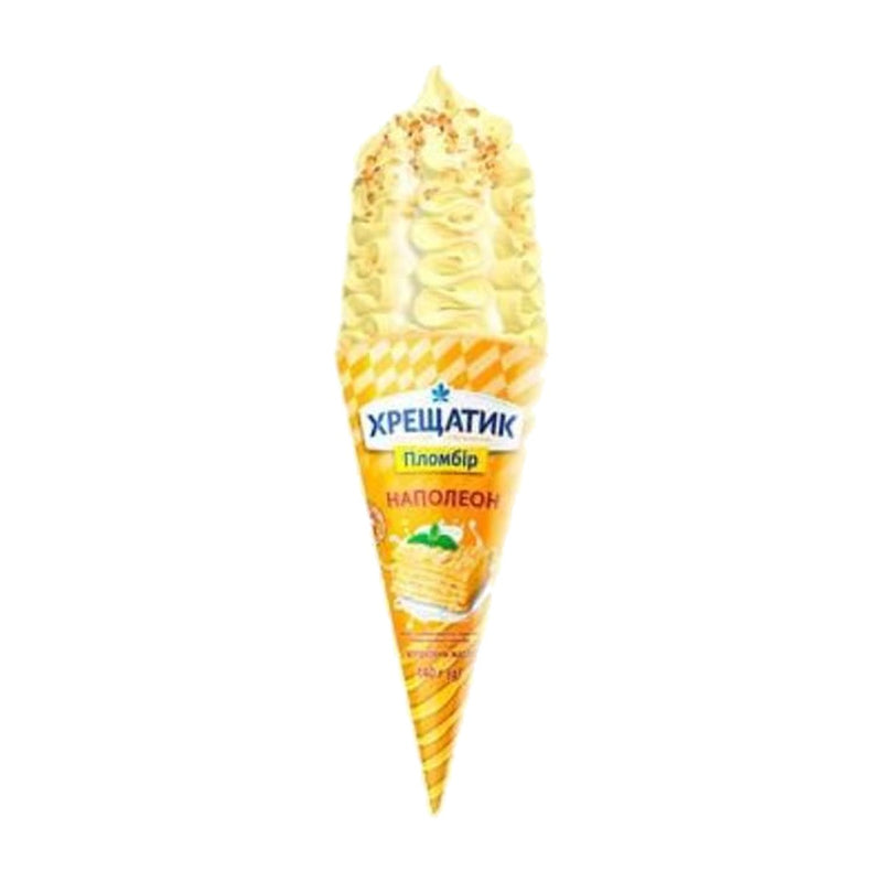 Kreshatik Glace plombir Napoléon en cornet 140 g