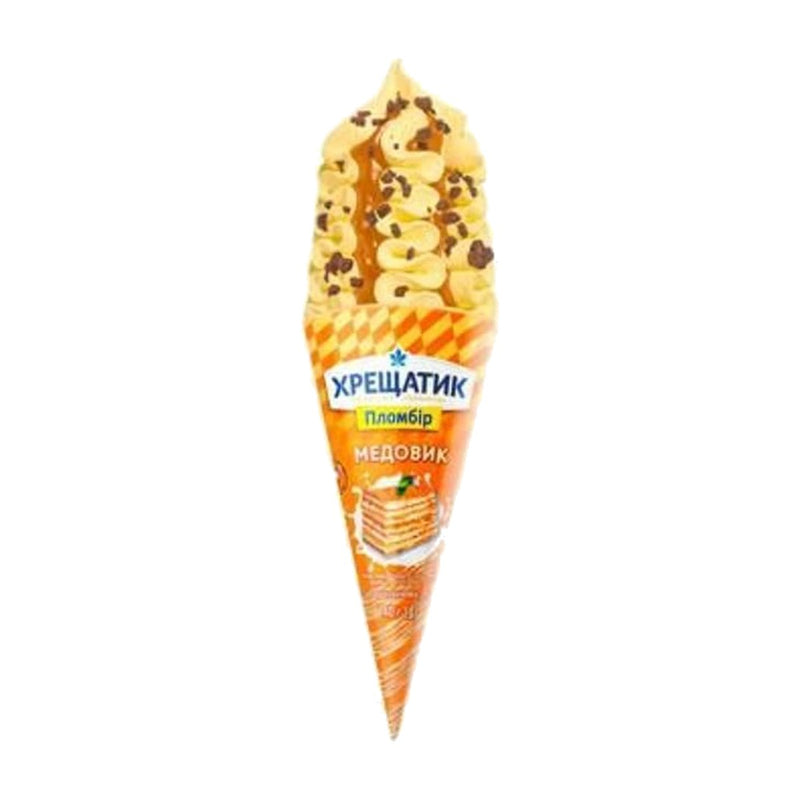 Kreshatik Glace Medovik au miel en cornet 140 g