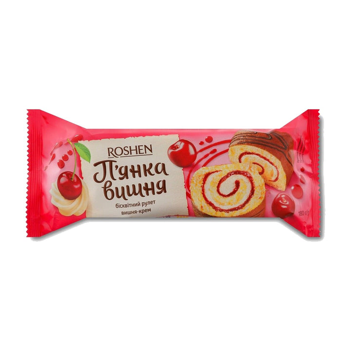 Roshen Roulé cerise alcool 180 g