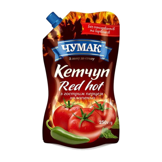 Chumak Ketchup Red Hot 250 g