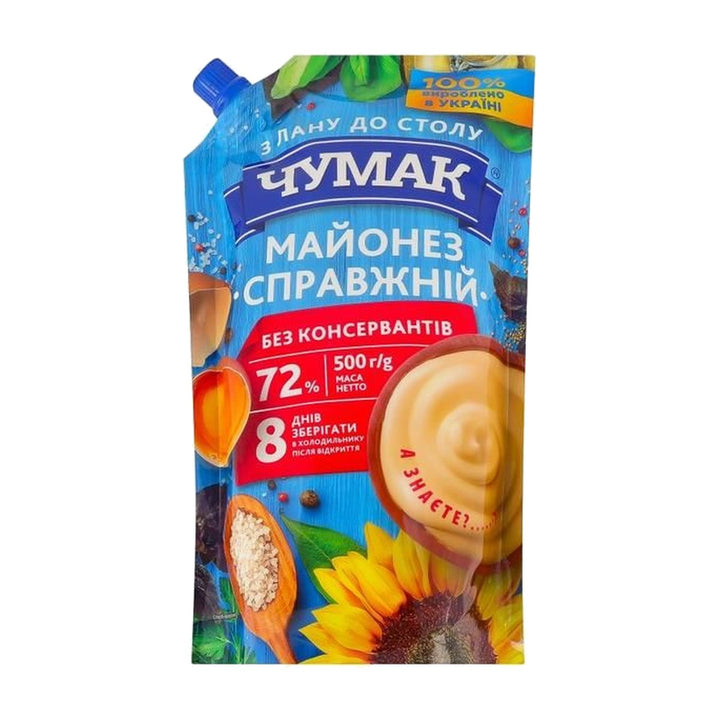 Chumak Mayonnaise 72 % 500 g