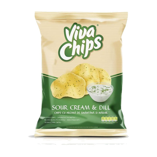 Viva Chips crème aigre et aneth 100 g
