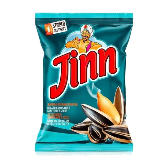 Djinn Graines de tournesol rayées grillées au sel marin 300 g