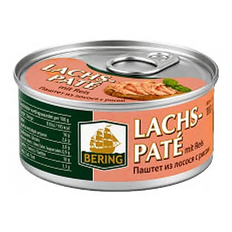 Bering – Pâté de saumon au riz – 100 g