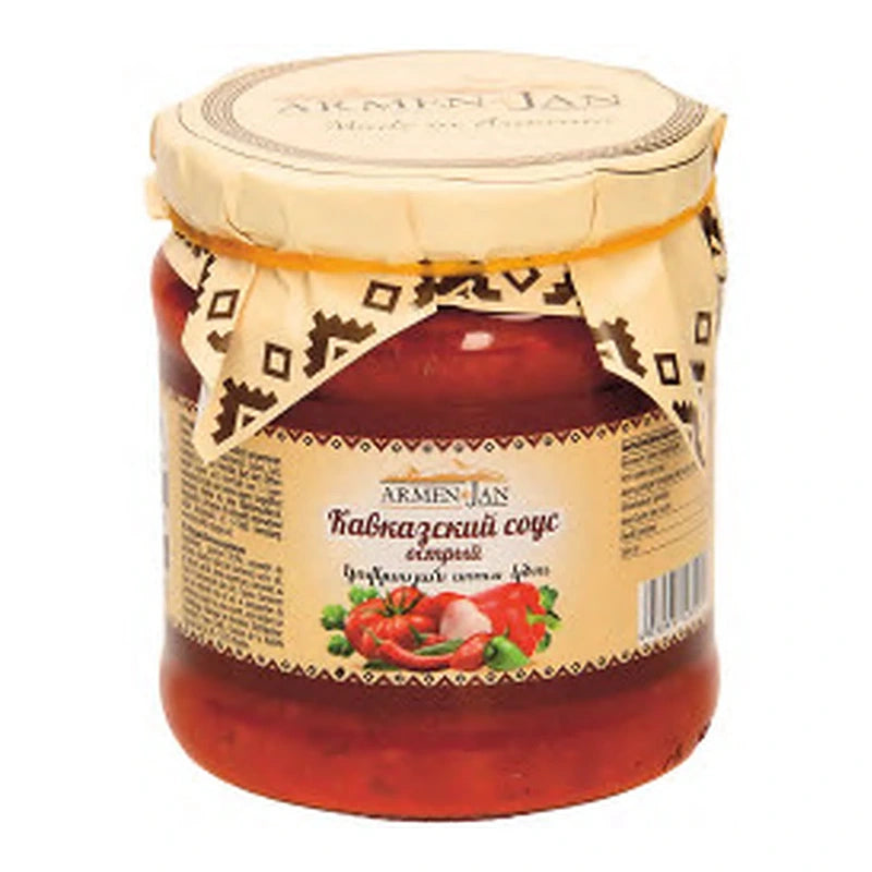 Armen Jan – Sauce caucasienne piquante aux poivrons – 500 g