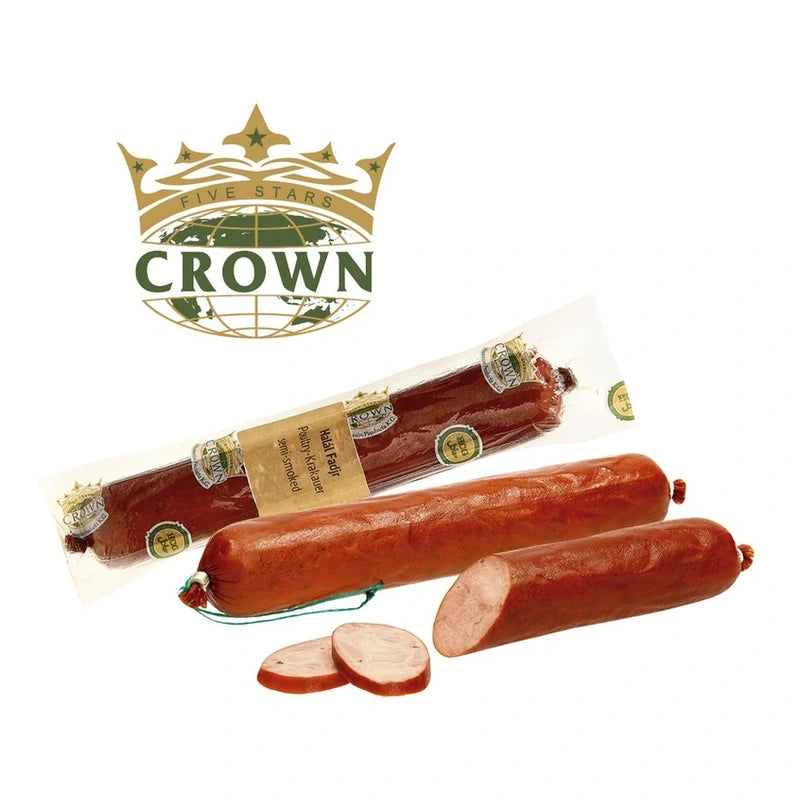Crown – Saucisse Halal Fadjr fumée de dindes – 280 g
