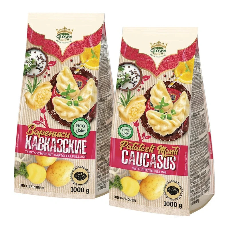 Crown – Vareniki halal aux pommes de terre – 1 kg