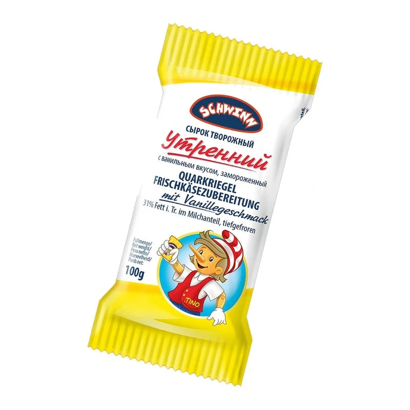 Schwinn Utrennij – Barre au fromage frais vanille – 100 g