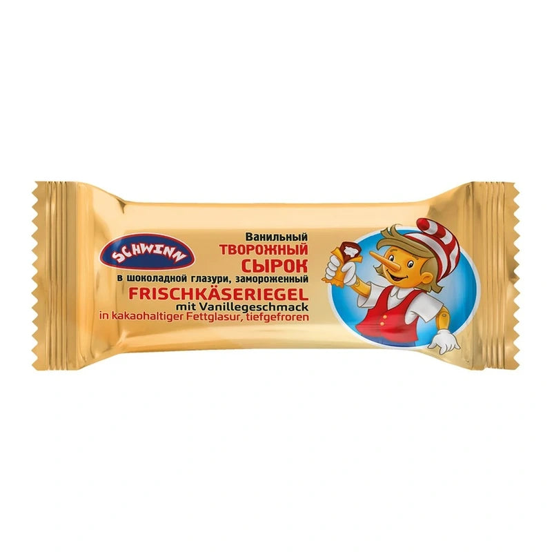 Buratino Schwinn – Barre au fromage frais vanille-cacao – 45 g