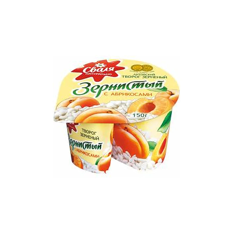Svalya – Dessert au tvorog et à la crème, abricot – 150 g