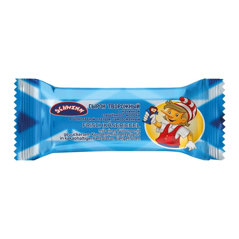 Buratino Schwinn – Barre au fromage frais au lait concentré – 45 g