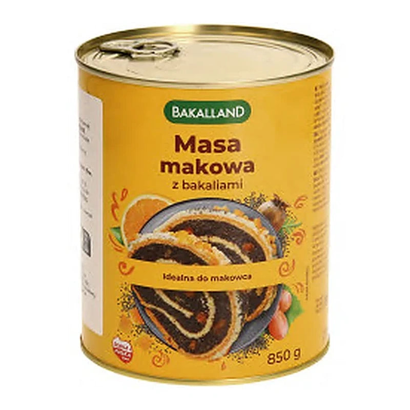 Bakalland – Préparation au pavot, raisins et écorces d’orange – 850 g