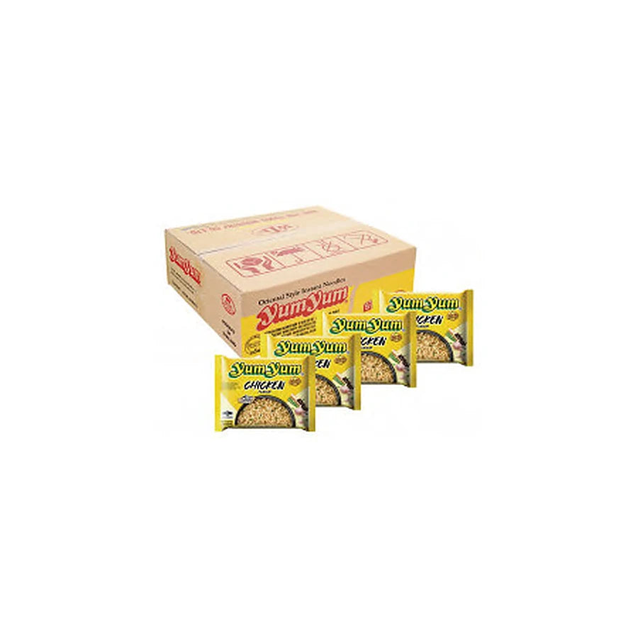 Yum Yum – Nouilles instantanées au poulet, carton de 30 – 1,8 kg