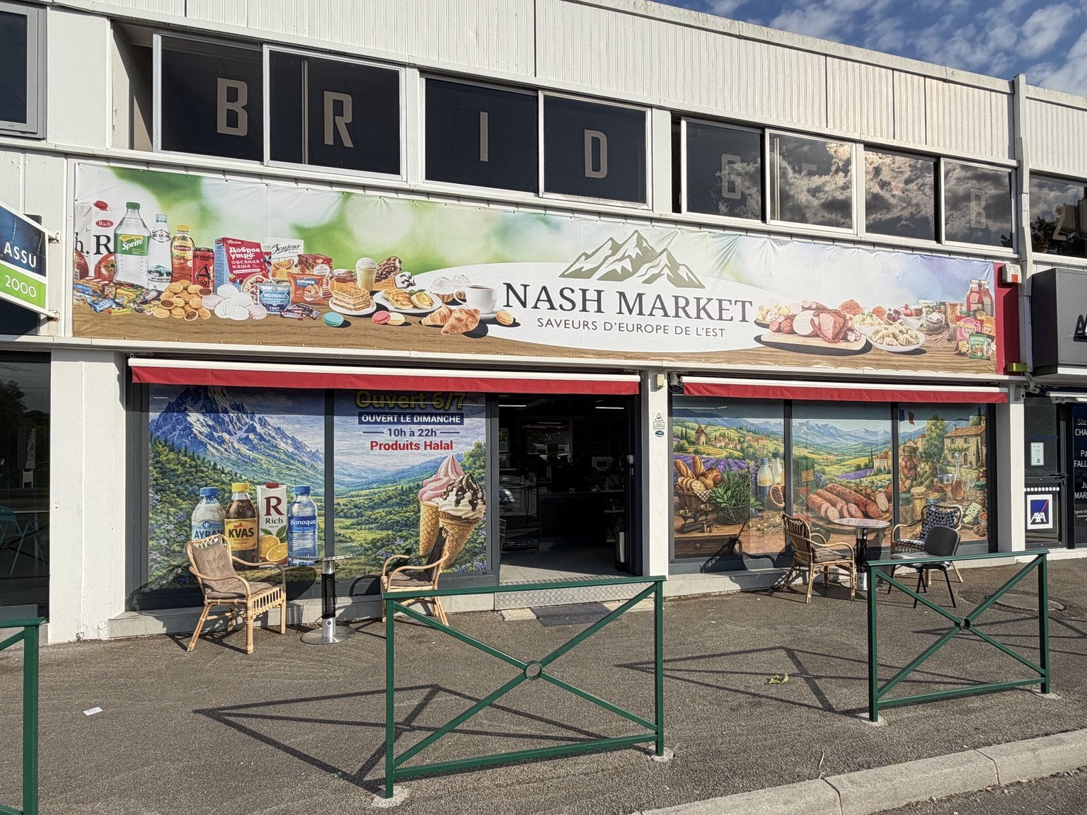 Façade Nash Market à Saint-Herblain