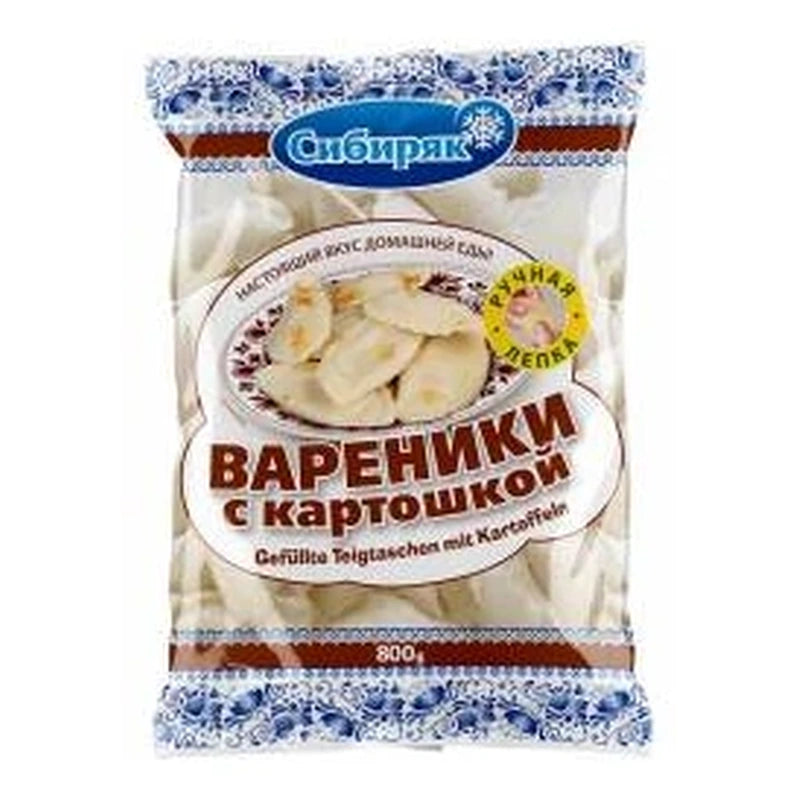 Sibirjak – вареники с яблоками из картофель – 800 г