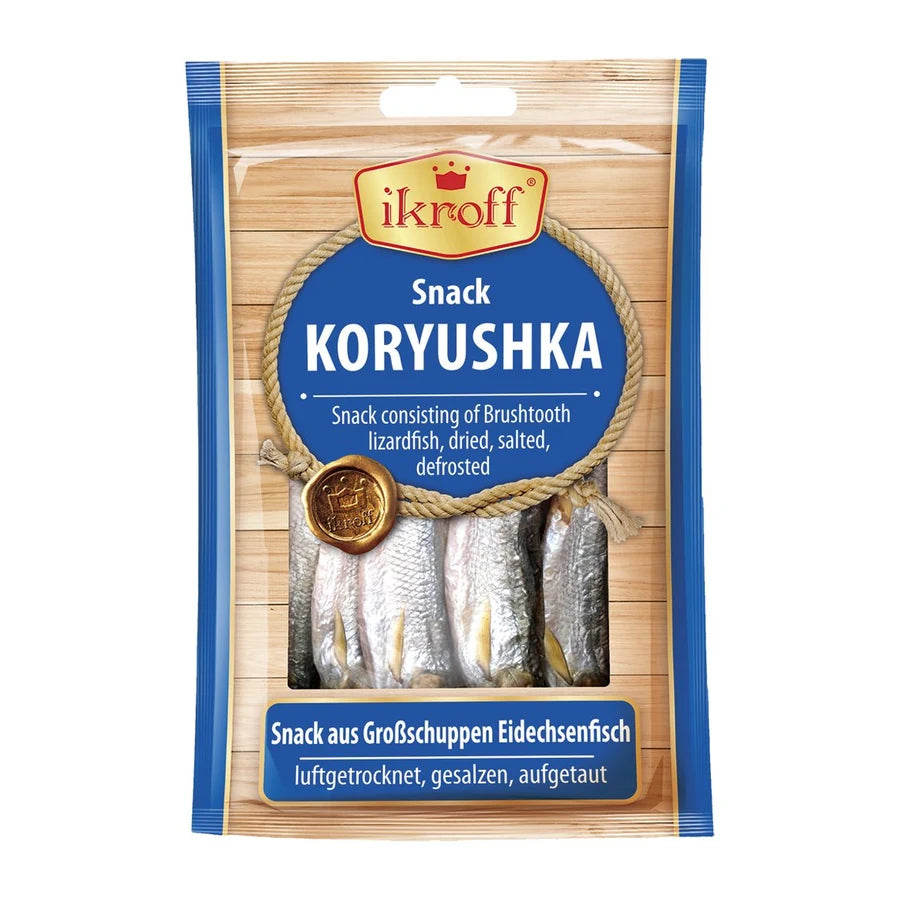 IKROFF Снек из рыбы-ящерицы сушёно-солёный